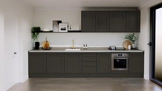 Chilcomb Handleless Ash Green EKES Single Wall