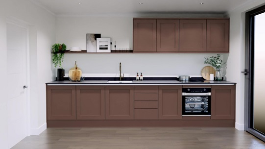 Chilcomb Handleless Earth Red EKES Single Wall