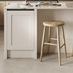 Chilcomb Oak Handleless IslandAndBreakfastBar