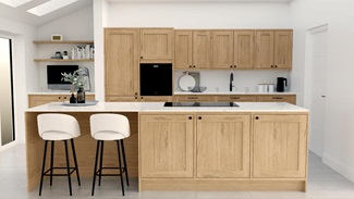 Chilcomb In Frame Oak EKES Island