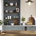 Elmbridge Dusk Blue Open Shelves Cabinet