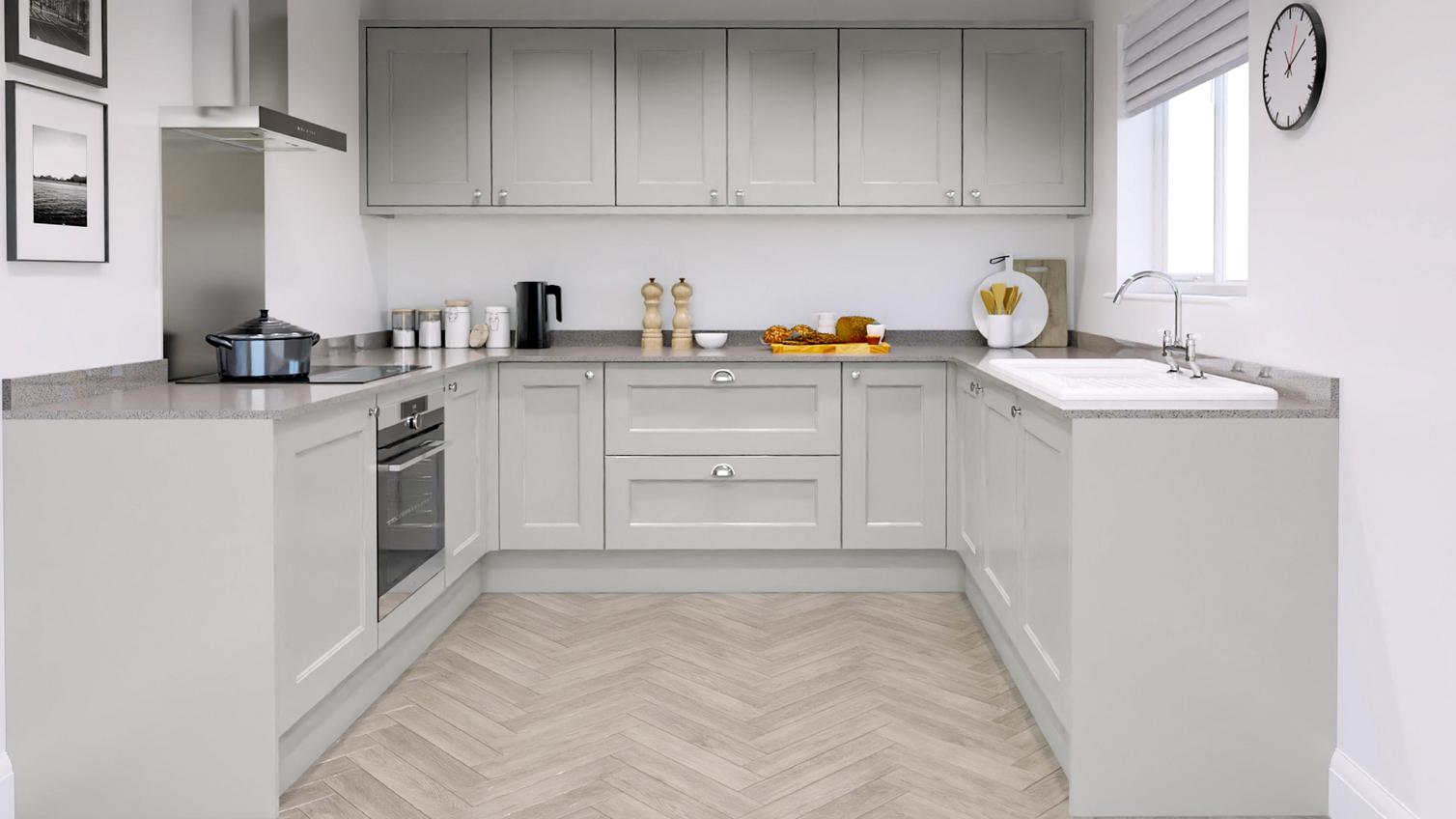 Elmbridge Dove Grey EKES UShape Main Set Shot