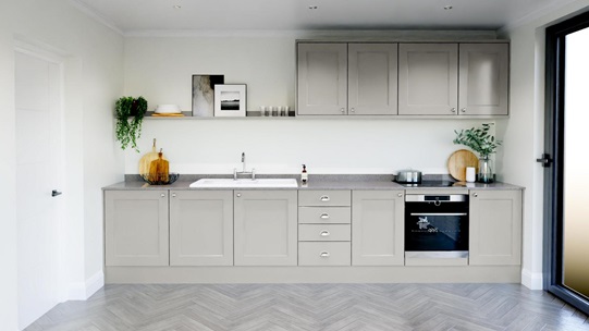 Elmbridge Dove Grey EKES SingleWall Main Set Shot