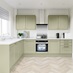 Elmbridge Sage Green L Shape Kitchen