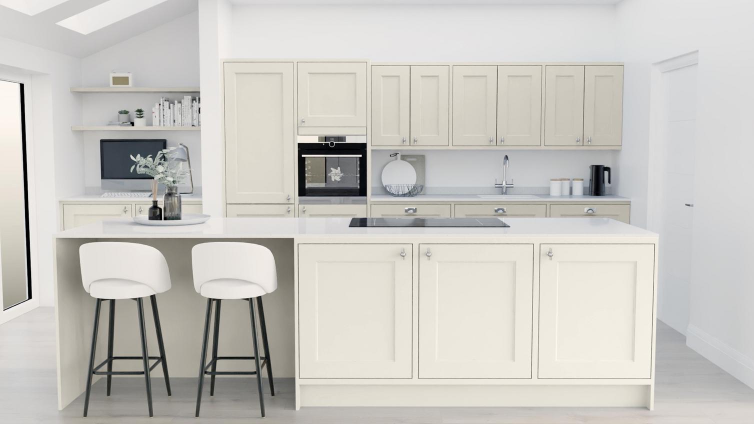 Elmbridge Inframe Porcelain Island Kitchen
