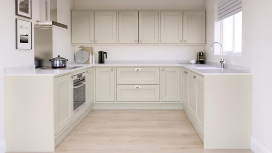 Elmbridge Inframe Porcelain U Shape Kitchen