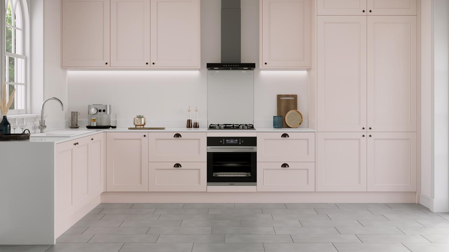 Elmbridge Paintable Pink EKES LShape Main Set Shot