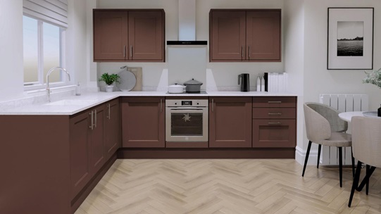 Elmbridge Earth Red EKES L Shape