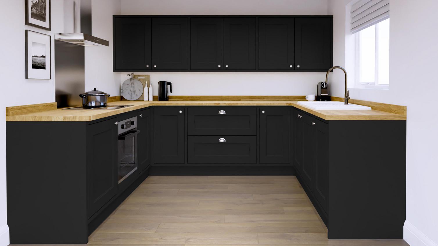 Elmbridge Black Inframe EKES Set Shot U Shape