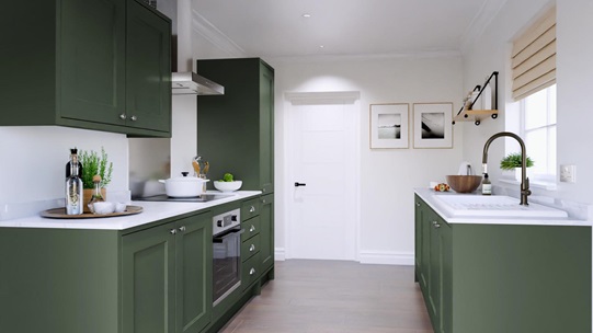 Elmbridge FirGreen Inframe EKES Set Shot Galley