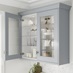 Elmbridge Paint To Order Mist Open Cupboard
