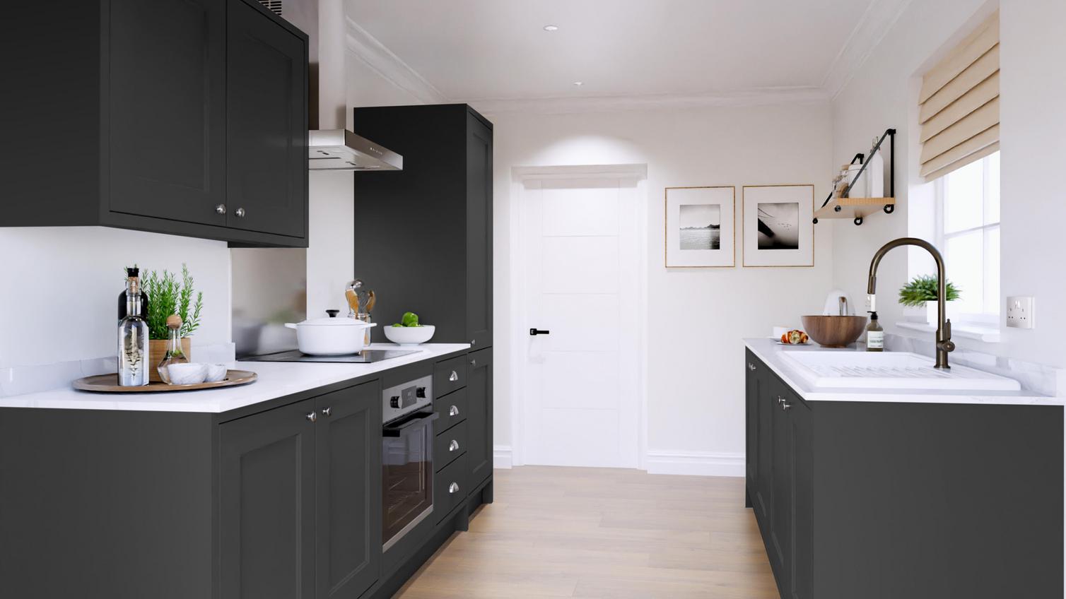 Elmbridge Inframe Charcoal EKES Set Shot Galley 