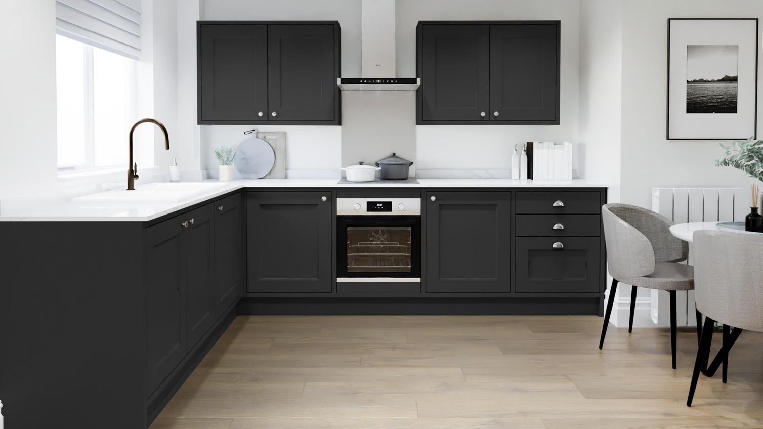 Elmbridge Inframe Charcoal EKES Set Shot L Shape 