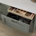 Elmbridge Paint To Order Reed Green Cutlery Drawer