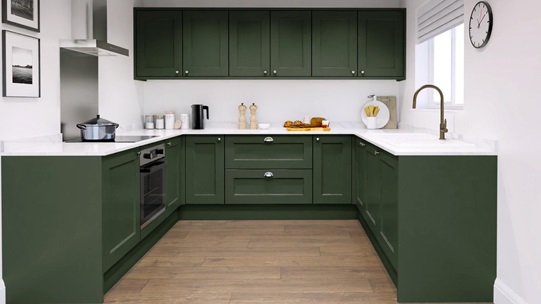 Elmbridge PTO Fir Green EKES U Shape