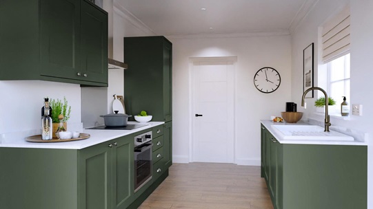 Elmbridge PTO Fir Green EKES Galley