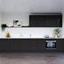 Elmbridge Paint To Order Black EKES Single Wall Kitchen Set