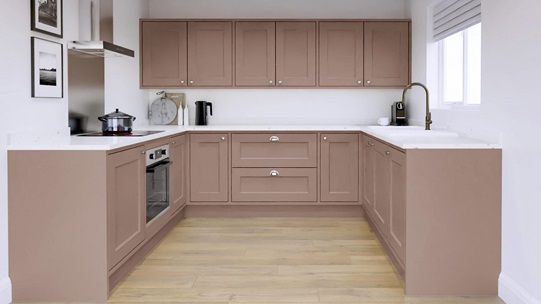 Elmbridge Antique Rose Inframe EKES Set Shot U Shape