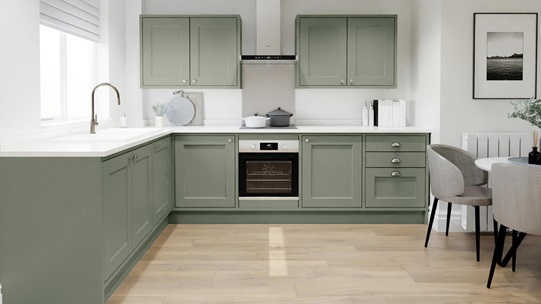 Elmbridge Reed Green Inframe EKES Set Shot L Shape 