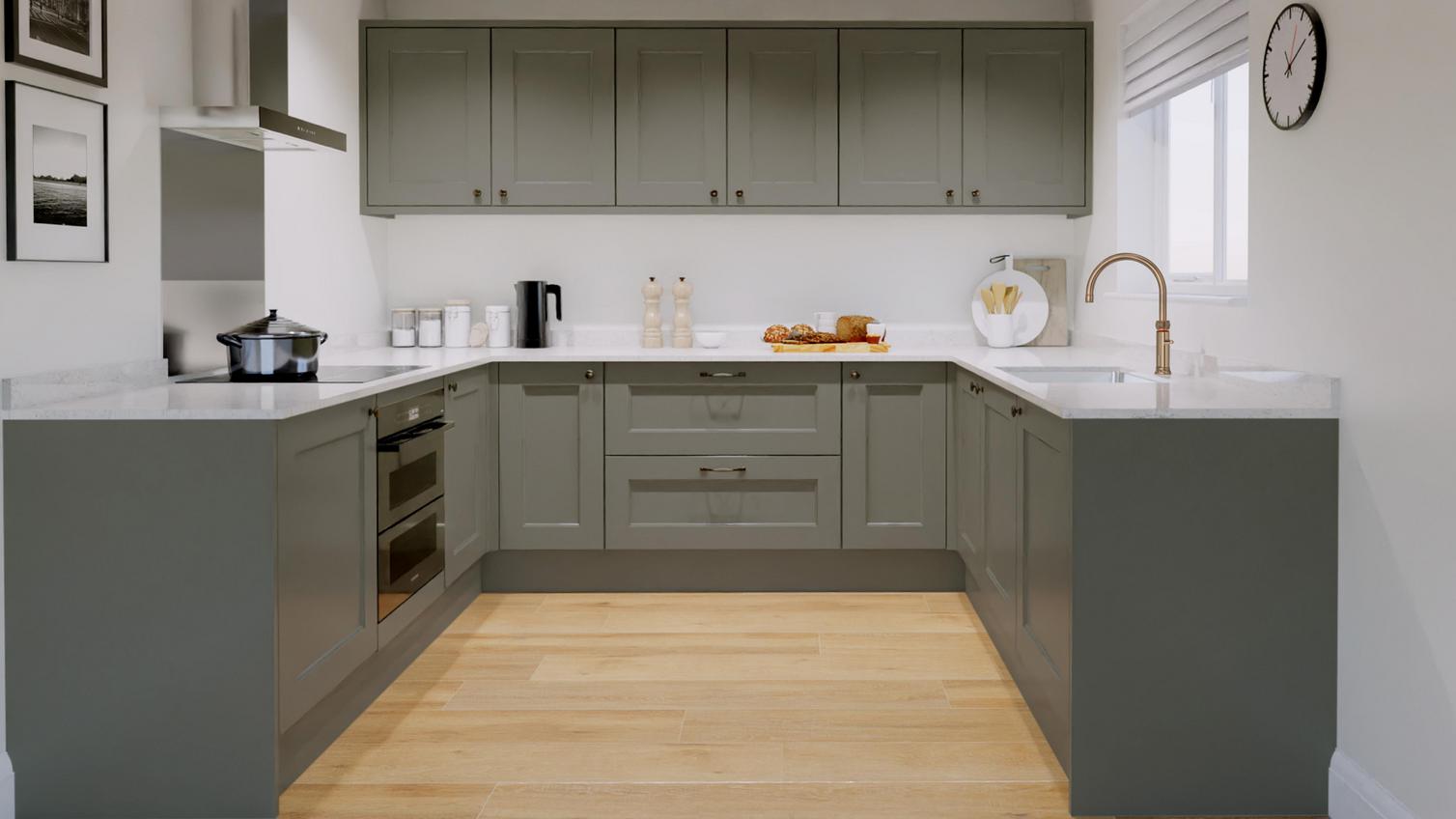 Elmbridge Estate Green EKES U Shape