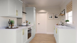 Witney Dove Grey EKES Set Shot Galley