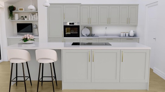 Witney Dove Grey EKES  Set Shot Island