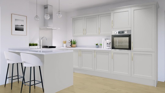 Witney Dove Grey EKES  Set Shot Peninsula