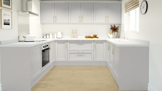 Witney Dove Grey EKES Set Shot U Shape