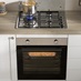 Witney White oven and hob detail