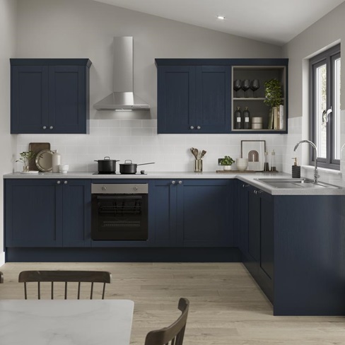 Best Value Allendale Blue Fitted Kitchens | Kitchens | Howdens
