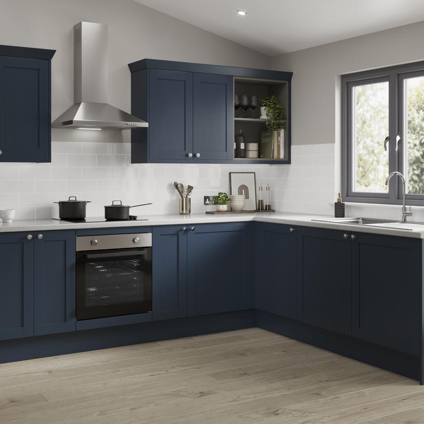 Allendale Navy Kitchen | Fitted Kitchens | Howdens