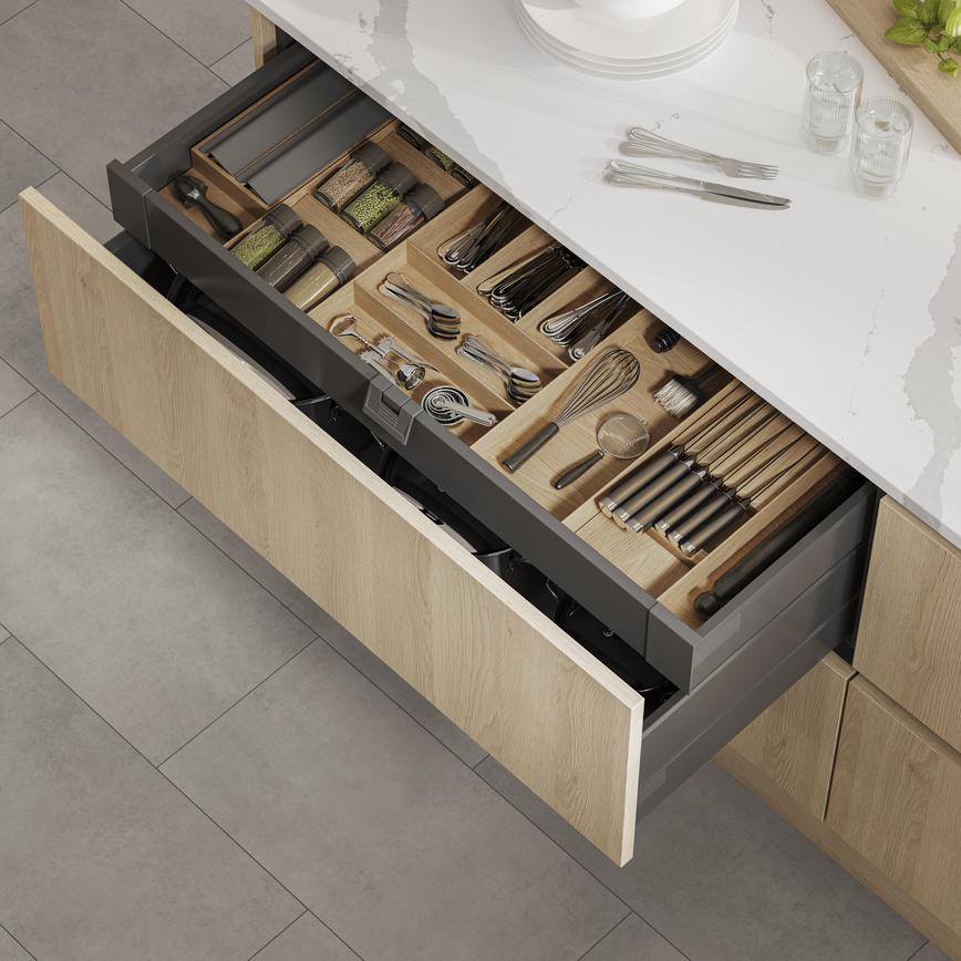 Hockley Textures Oak Handleless