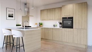 Hockley Oak Peninsual Kitchen