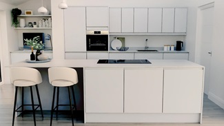 Clerkenwell Super Matt White EKES Island Main Set Shot