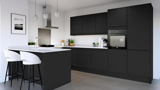 Clerkenwell Super Matt Charcoal EKES Peninsula Main Set Shot