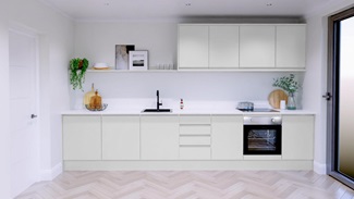 Clerkenwell Gloss White EKES Single Wall Main Set Shot