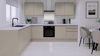 Clerkenwell Gloss Sandstone EKES L-Shape