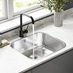 Clerkenwell Gloss Slate Grey Sink and Tap