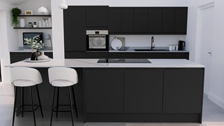 Clerkenwell Gloss Charcoal EKES Island