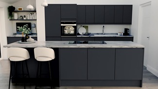 Clerkenwell Super Matt Navy EKES Island Main Set Shot