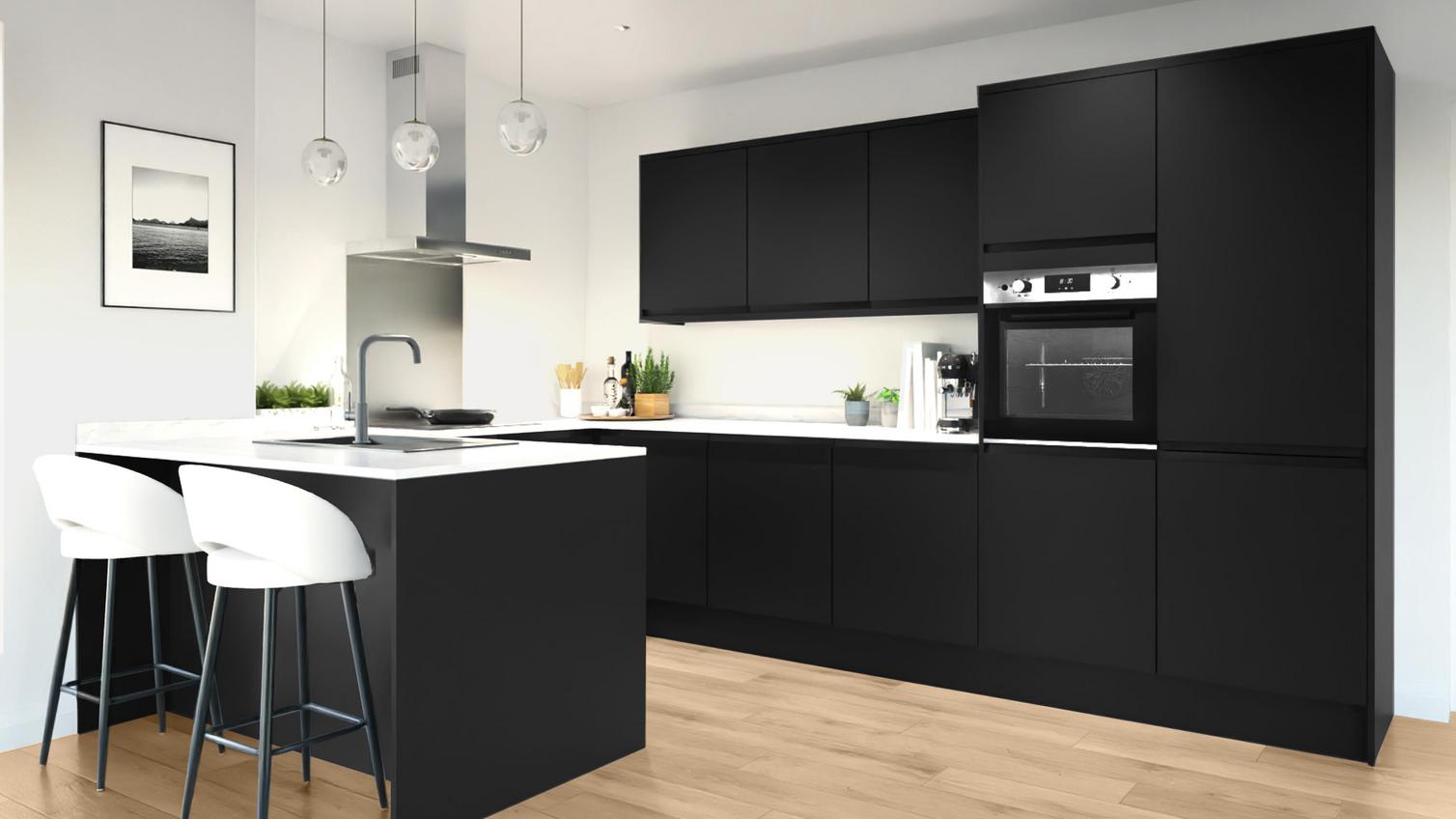 Clerkenwell Super Matt Black EKES Peninsula