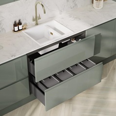 Clerkenwell Gloss Reed Green Storage