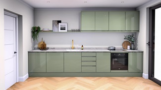 Clerkenwell Gloss Reed Green EKES Single Wall