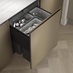 Clerkenwell Matt Metallic Bronze & Super Matt Sandstone Base Storage