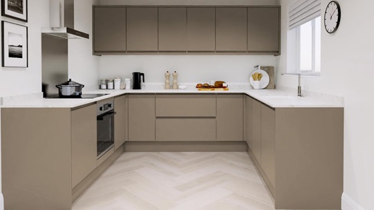 Clerkenwell Matt Metallic Bronze EKES U Shaped