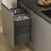 Clerkenwell Matt Metallic Titanium & Super Matt Charcoal Base Storage