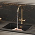 Clerkenwell Matt Metallic Titanium & Super Matt Charcoal Sink&Tap