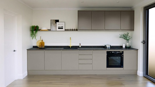 Clerkenwell Matt Metallic Titanium EKES Single Wall