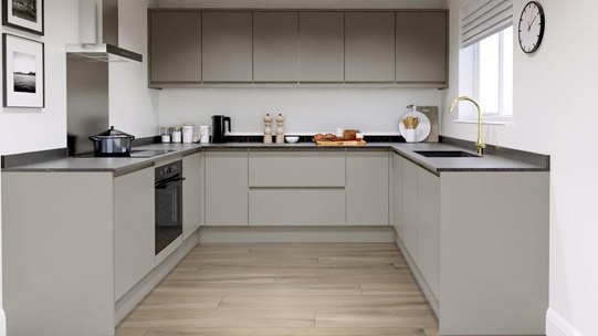 Clerkenwell Matt Metallic Titanium EKES U Shaped