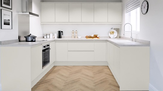 Clerkenwell Standard Super Matt Porcelain EKES Set Shot U Shaped CAD